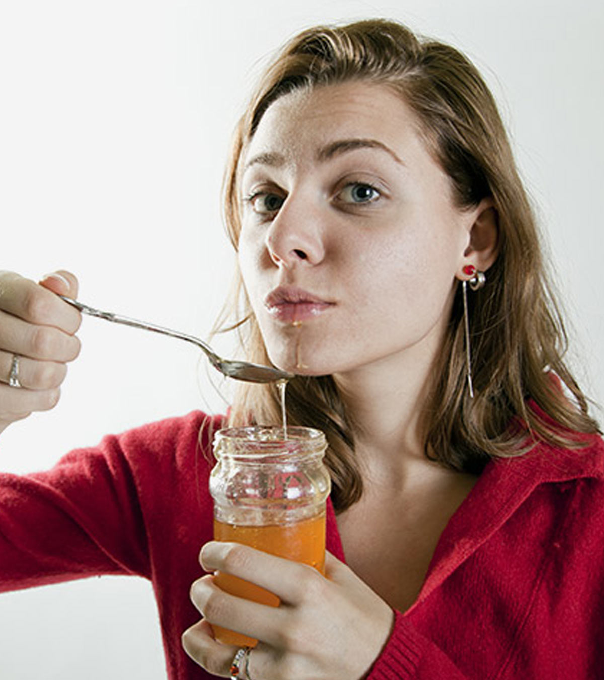 Woman Having Honey In Pregnancy