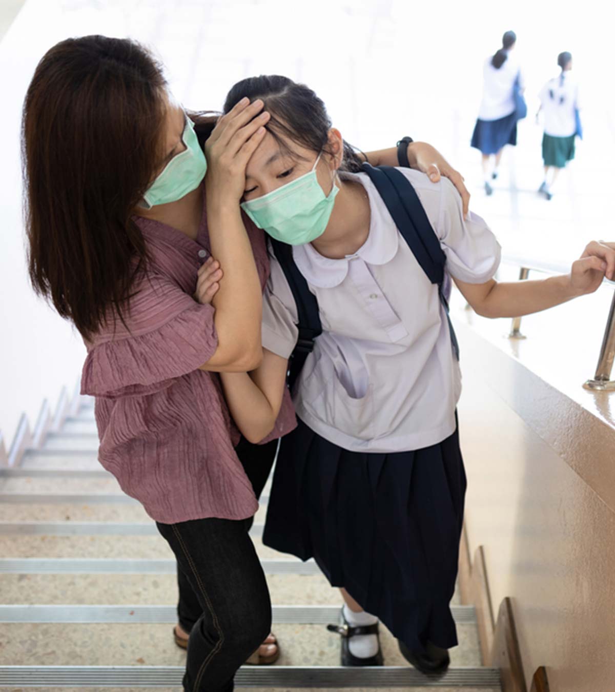 Child Suffering From Dizziness