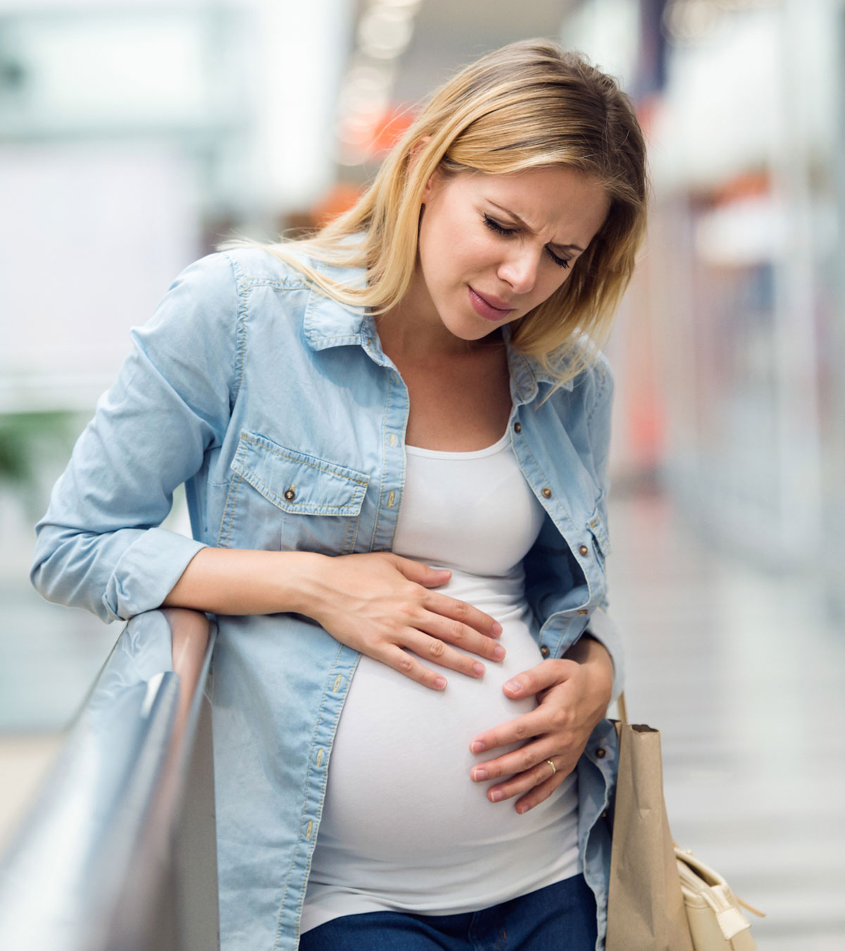 False Labor Of A Pregnant Women