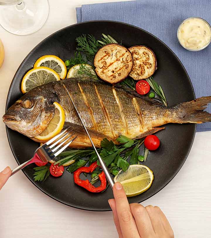 A fish fry on a plate