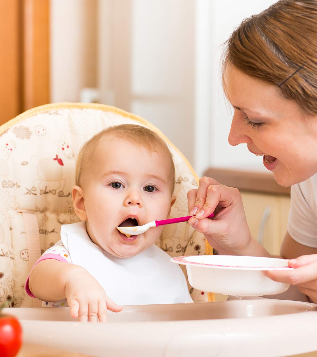 Baby Having Weaning Food