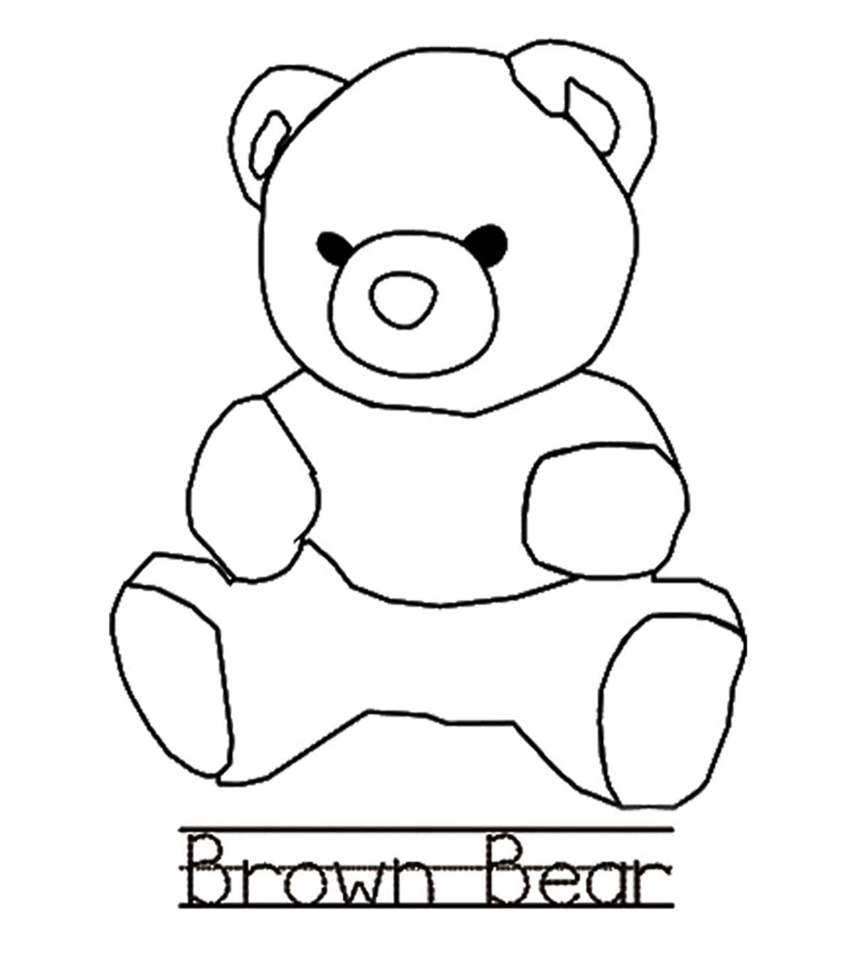 Letter B Coloring Pages For Toddler