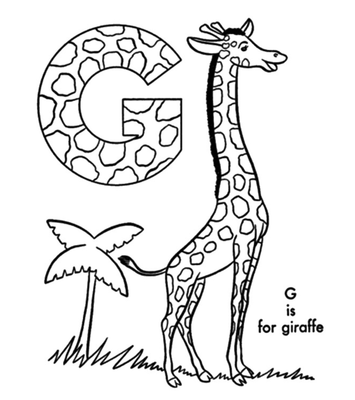 letter g coloring pages