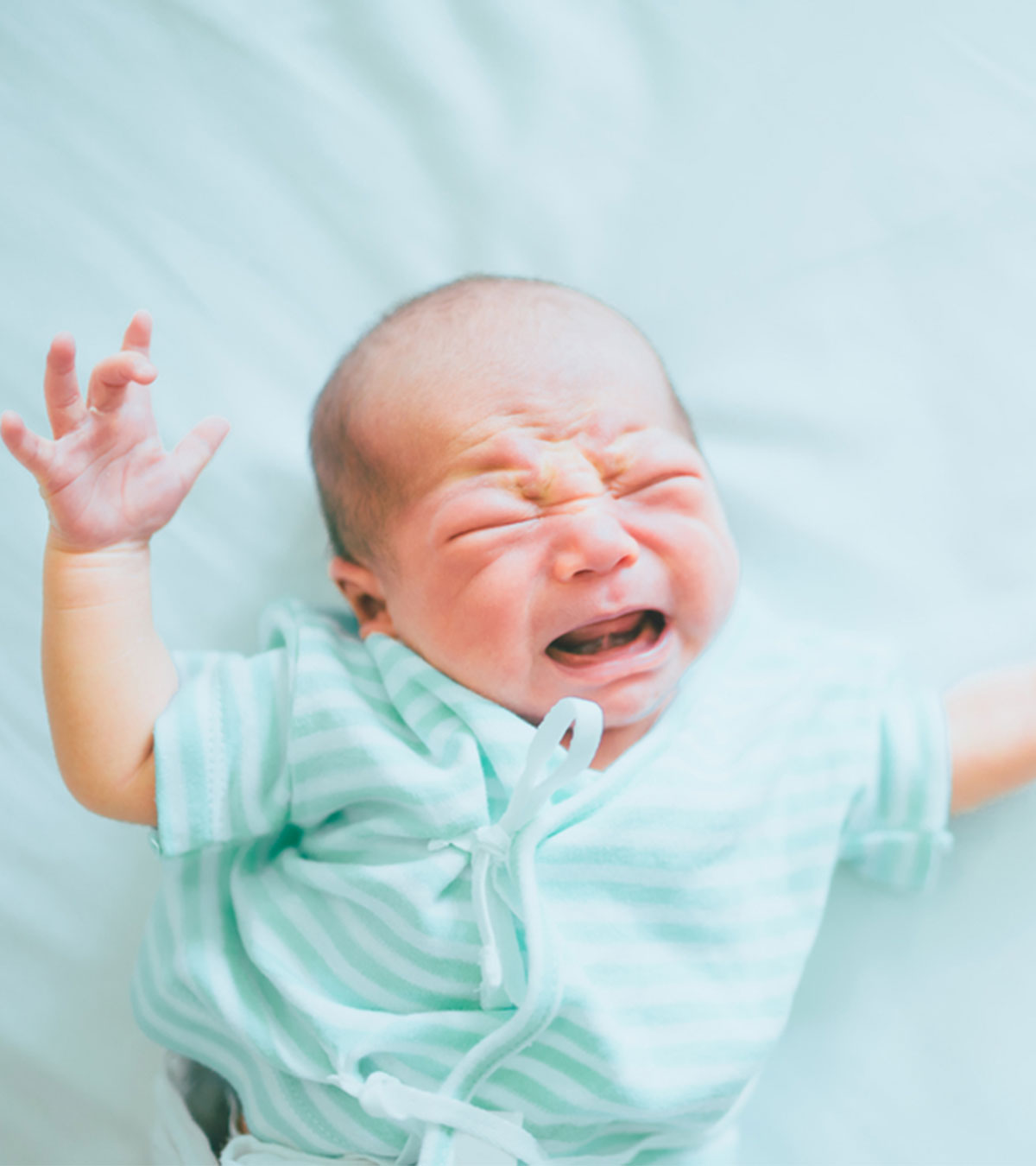 Baby Exhibiting Moro Reflex